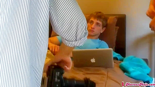 Marcus Mojo & Oliver Saint Heat Up the Set ~ A Scorching On-Set Encounter