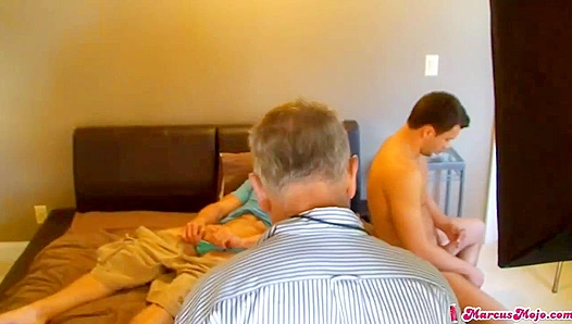 Marcus Mojo & Oliver Saint Heat Up the Set ~ A Scorching On-Set Encounter