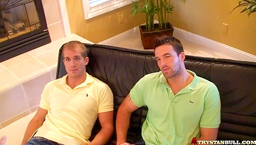 Hot Anal Action ~ Trystan Bull &BrandonLewis Ignite On The Set