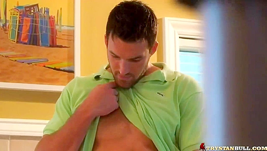 Hot Anal Action ~ Trystan Bull &BrandonLewis Ignite On The Set