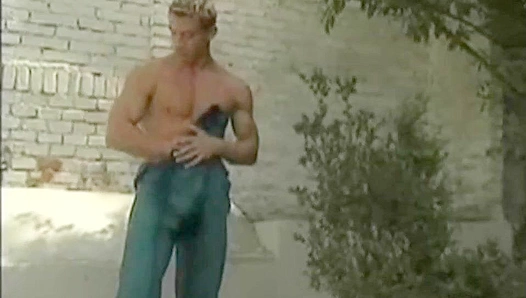 Hot Gardener Alexander Steel Plows the Perfect Lawn at Boyz Party