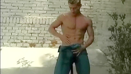 Hot Gardener Alexander Steel Plows the Perfect Lawn at Boyz Party