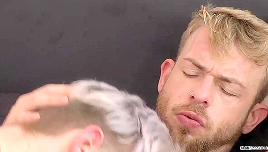 Gabriel Phoenix & Kris Wolf Pound Blake Mason Raw