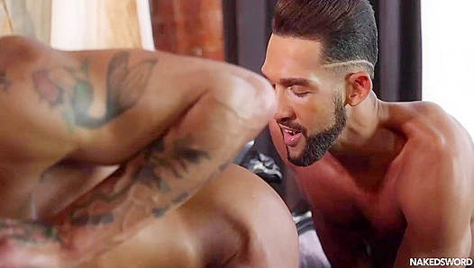 Luka Phoenix & Andre Bedford Suck Dick Hard - Naked Swords
