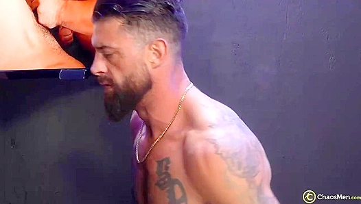 Hardcore Glory Hole Action ~ Alpha Wolfe & Jake Waters - Chaosmen