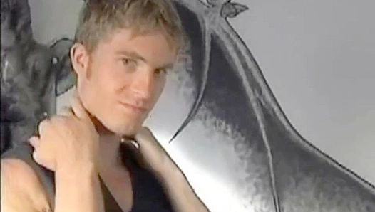 Overdressed Tom Novy Shows Off His Masturbation Skills at Boyz Party