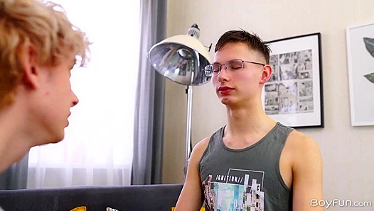 Hot Couch Anal ~ Elio Pjatteryd & Rimi Morty Get Wild - Boyfun