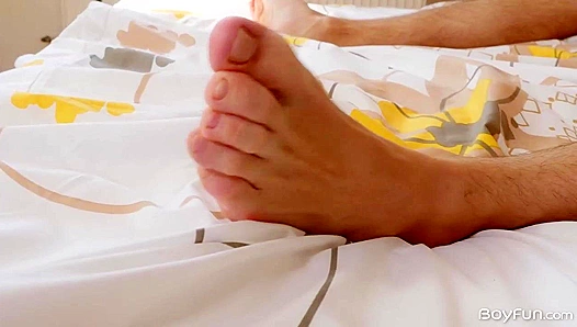 Sexy-Haired John Crawford Loves Jerking Off for His Boyfriend