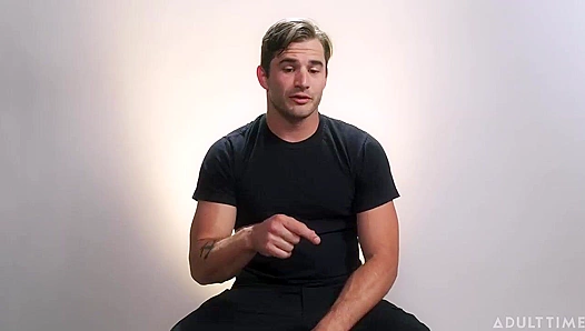 Hot Mainstream Actor Nathan Bronson Jerks Off Intensely - Gay Male Orgasms