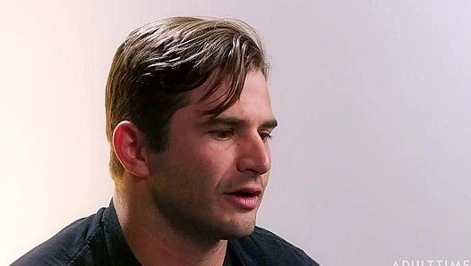 Hot Mainstream Actor Nathan Bronson Jerks Off Intensely - Gay Male Orgasms