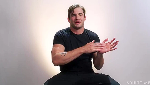 Hot Mainstream Actor Nathan Bronson Jerks Off Intensely - Gay Male Orgasms