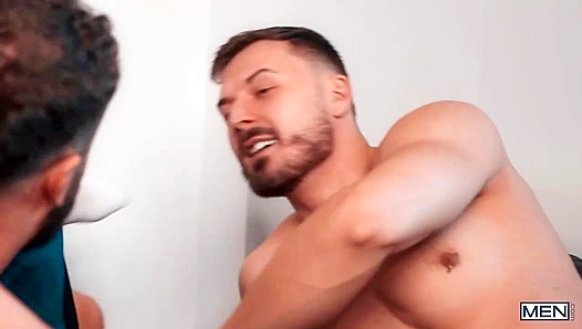 Passionate Threesome ~ Malik Delgaty Gets Wild with Two Hung Studs