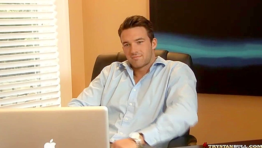 Trystan Bull's Clean Cut Charm ~ A Suave Encounter On Set