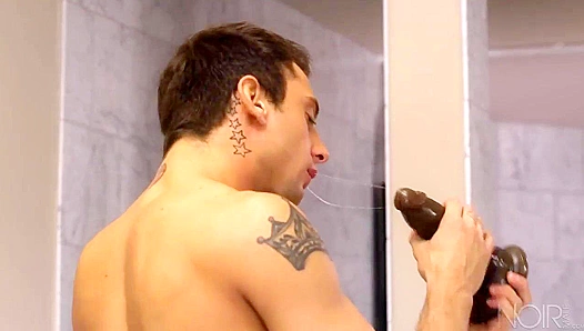 Elijah Wilde Lights Up a Hardcore Threesome, IR XXX - Noir Male