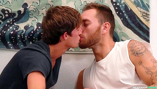 Nextdoor Twinks ~ Carter Woods & Dallas Preston Strip Down to Pleasure Each Other