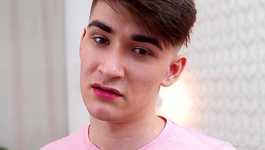 Adorable Philip Strokes and Shows Off for His Boyfriend