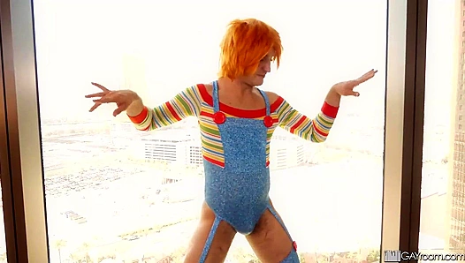 Shower Seduction ~ Arad Winwin Fucks Horny Chucky Cosplayer Alexander Ray