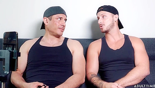 Jerk Buddies ~ Rocky Vallarta & Zack Mackay's Steamy Anal Encounter