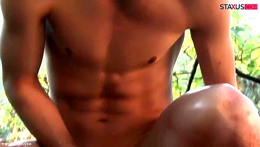 Tight-Bodied Boys Pound Each Other Outdoors - Gay XXX