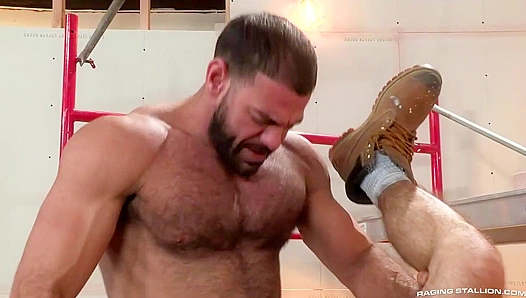 Ricky Larkin & Grant Ryan Build a Perfect Anal Scene - Raging Stallion