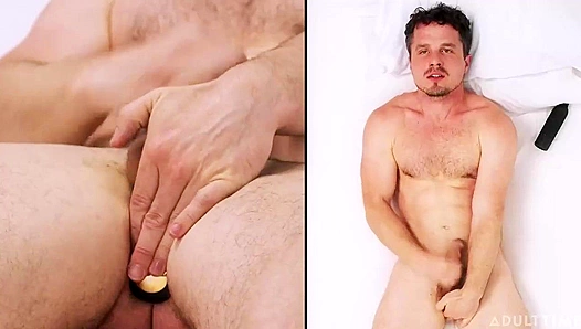 Robby Cums Hard While Plugged and Moaning ~ A Gay Orgasm Extravaganza