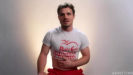 Robby Cums Hard While Plugged and Moaning ~ A Gay Orgasm Extravaganza