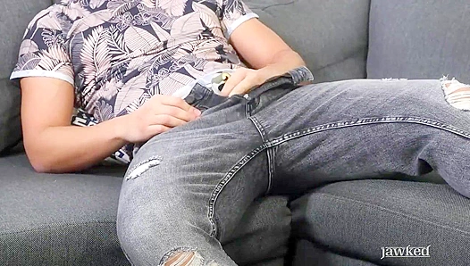 Axel Brown Moans Loudly While Jacking Off