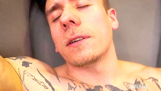 Lex Moore Cums Hard, Flaunting His Kinky Tattoos - Jawked