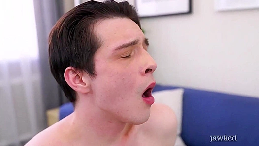 sexy Soccer Twink Miles Gallagher Scores Big in Bed - Jawked