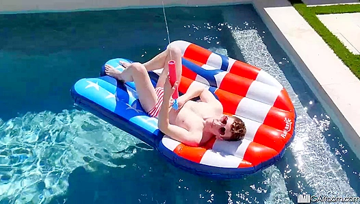 4th of July Anal Fireworks ~ Damian Rose & Amone Bane Light Up Man Royale