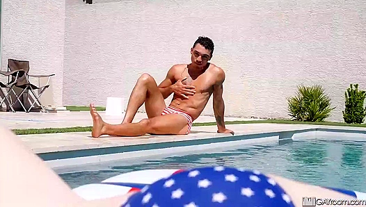 4th of July Anal Fireworks ~ Damian Rose & Amone Bane Light Up Man Royale