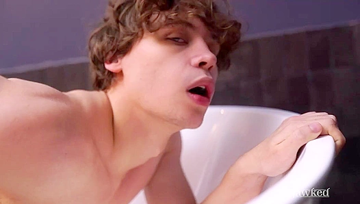 Floppy-Haired Hottie Leo Animo Cums Hard Solo