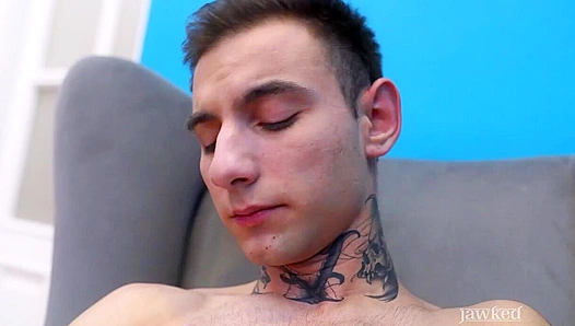 Desperate for Relief ~ Leon Grim's Intense Masturbation Session - Jawked