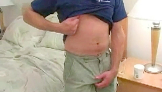 Scott Jones ~ Mature Daddy Strokes His Massive Dick Without Shame