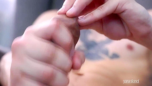 Alex Kir Silently Masturbates in the Armchair - Jawked