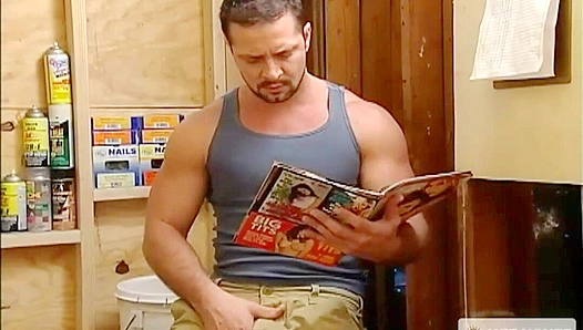 Vinnie D'Angelo Corners His Pleasure ~ Hot House Masturbation