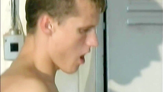 Nikolas Markov's Locker Room Frenzy with Friends - Gay XXX