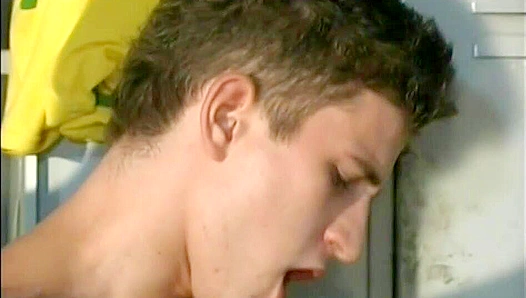 Nikolas Markov's Locker Room Frenzy with Friends - Gay XXX