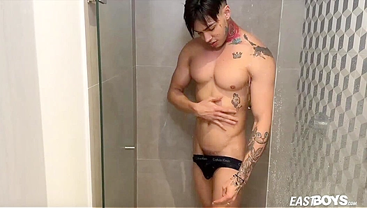Eastboys ~ Jhon Connor Bares His Hard Cock for You