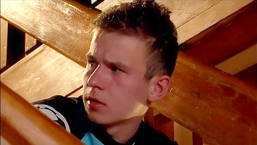 Hot Stairwell Fuck ~ Horny Tom Reed & Luke Hill - Gay XXX