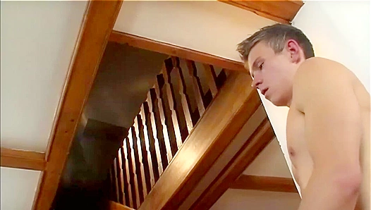 Hot Stairwell Fuck ~ Horny Tom Reed & Luke Hill - Gay XXX