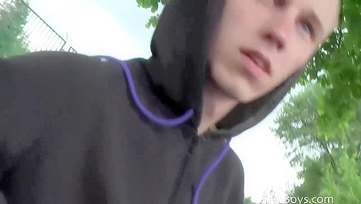 Cliff Douglas Takes It Outside ~ Kinky Stroking Adventures - Eastboys