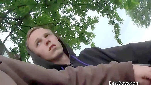 Cliff Douglas Takes It Outside ~ Kinky Stroking Adventures - Eastboys