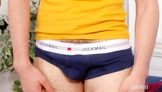 David Luiz Strokes His Uncut Super-Firm Cock