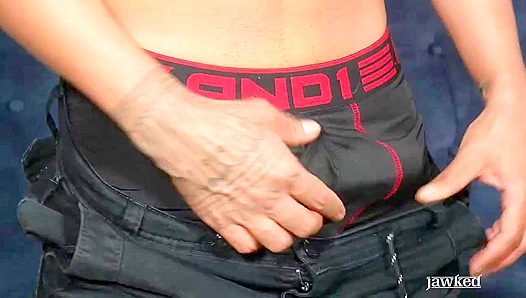 Jawked ~ David Villa's Couch Masturbation Session