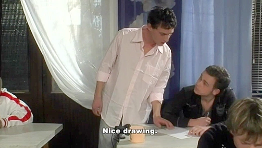 College Foursome ~ Kenny & Tom's Wild Night at Gay XXX