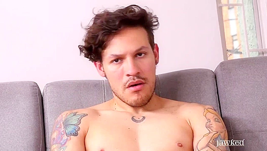 Jawked ~ Andy Stevens Teases to a Messy Cumshot