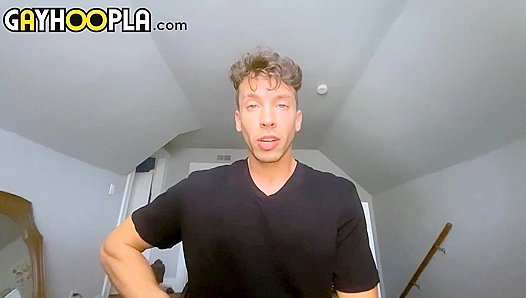 James Lux Grunts & Cums with Sexy Spread Legs - GAY XxX