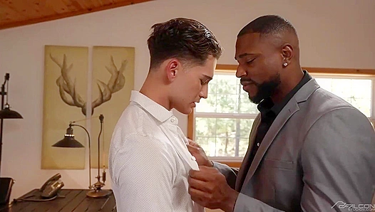 Racial Power Play ~ Reign Dominates Bailey Zane - Falcon Studios