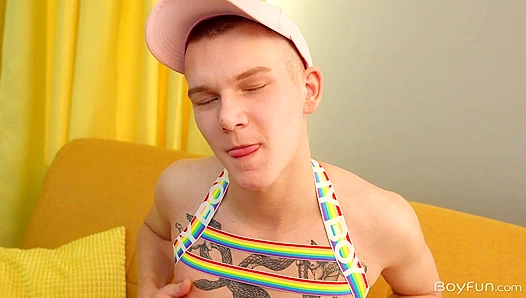 Horny Tommy Sweet Masturbates to Ecstasy in His Sweetest Solo Scene